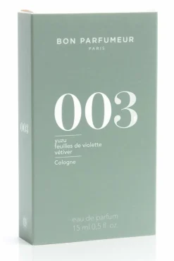 Bon Parfumeur Paris 003 Yuzu feuille de violette vétiver Eau de Cologne