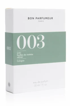 Bon Parfumeur Paris 003 Yuzu feuille de violette vétiver Eau de Cologne
