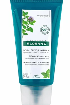 Clearance Klorane Après-shampoing détox à la Menthe aquatique bio pour cheveux normaux