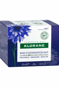 Hot Klorane Bain d’hydratation nuit au Bleuet bio et acide hyaluronique