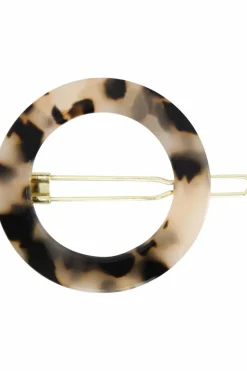 Bachca Barrette ronde Ecaille