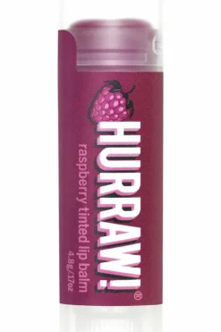 Hurraw! Baume à lèvres naturel teinté Framboise