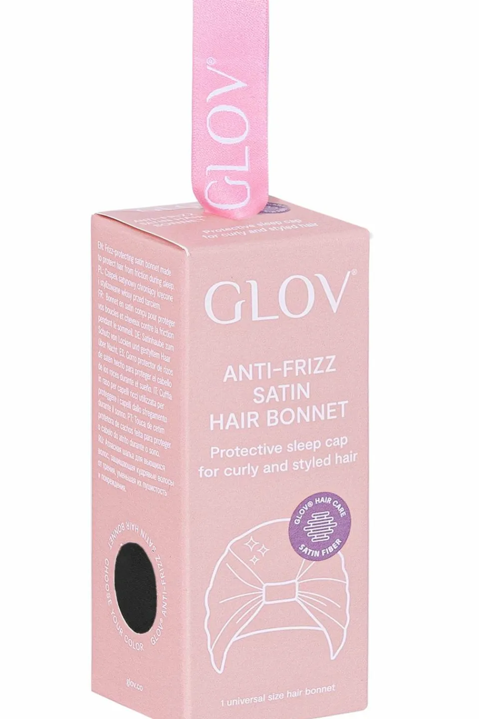 GLOV Bonnet en satin anti-frisottis