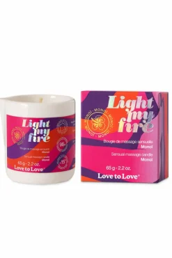 Sale Love to Love Bougie de massage monoï Light my fire