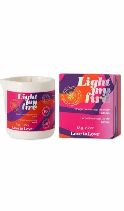 Sale Love to Love Bougie de massage monoï Light my fire
