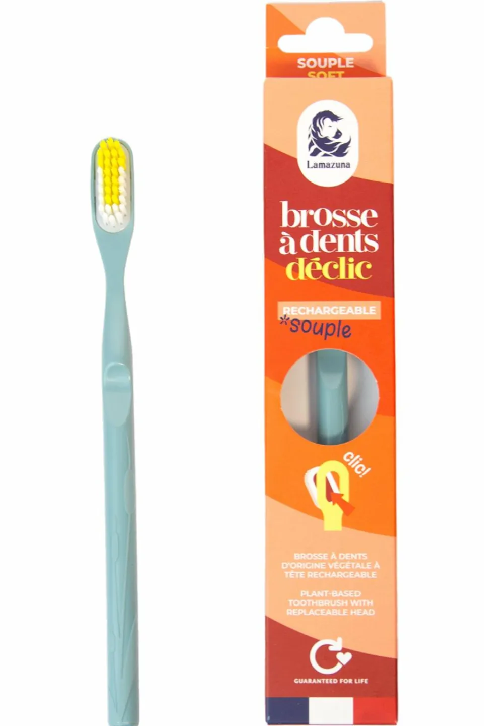 Lamazuna Brosse à dents rechargeable Souple