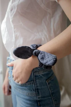 Bachca Chouchou nœud en gaze de coton