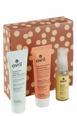Sale Avril Coffret cadeau éclat visage cosmétiques certifiés bio
