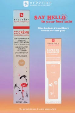 Best Erborian Coffret CC crème & super BB concealer Clair
