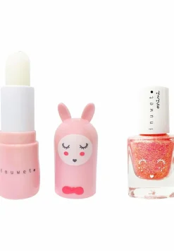 Hot Inuwet (In Unicorn We Trust) Coffret enfant duo baume & vernis Rose clair