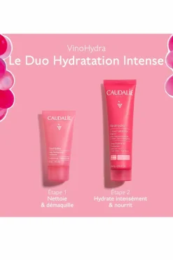 Sale Caudalie Coffret hydratation vinohydra & gelée nettoyante offerte