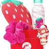 Outlet Inuwet (In Unicorn We Trust) Coffret mousse de bain, éponge & chouchou Fraise