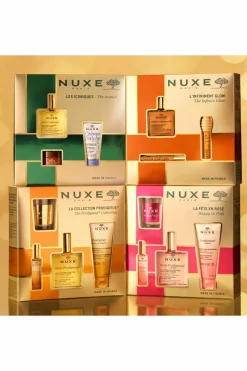 Hot Nuxe Coffret Noël huiles prodigieuses glow avec un soin offert