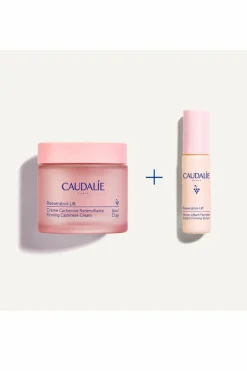 Sale Caudalie Coffret resveratrol lift cachemire avec un mini sérum liftant offert