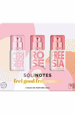 Sale Solinotes Coffret trio de parfums Fleur de cerisier, Rose & Freesia