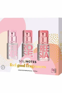 Sale Solinotes Coffret trio de parfums Fleur de cerisier, Rose & Freesia