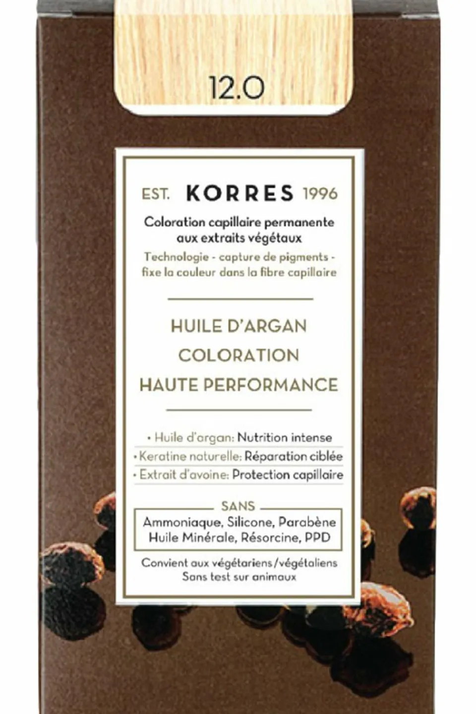 Best Korres Coloration permanente huile d’argan