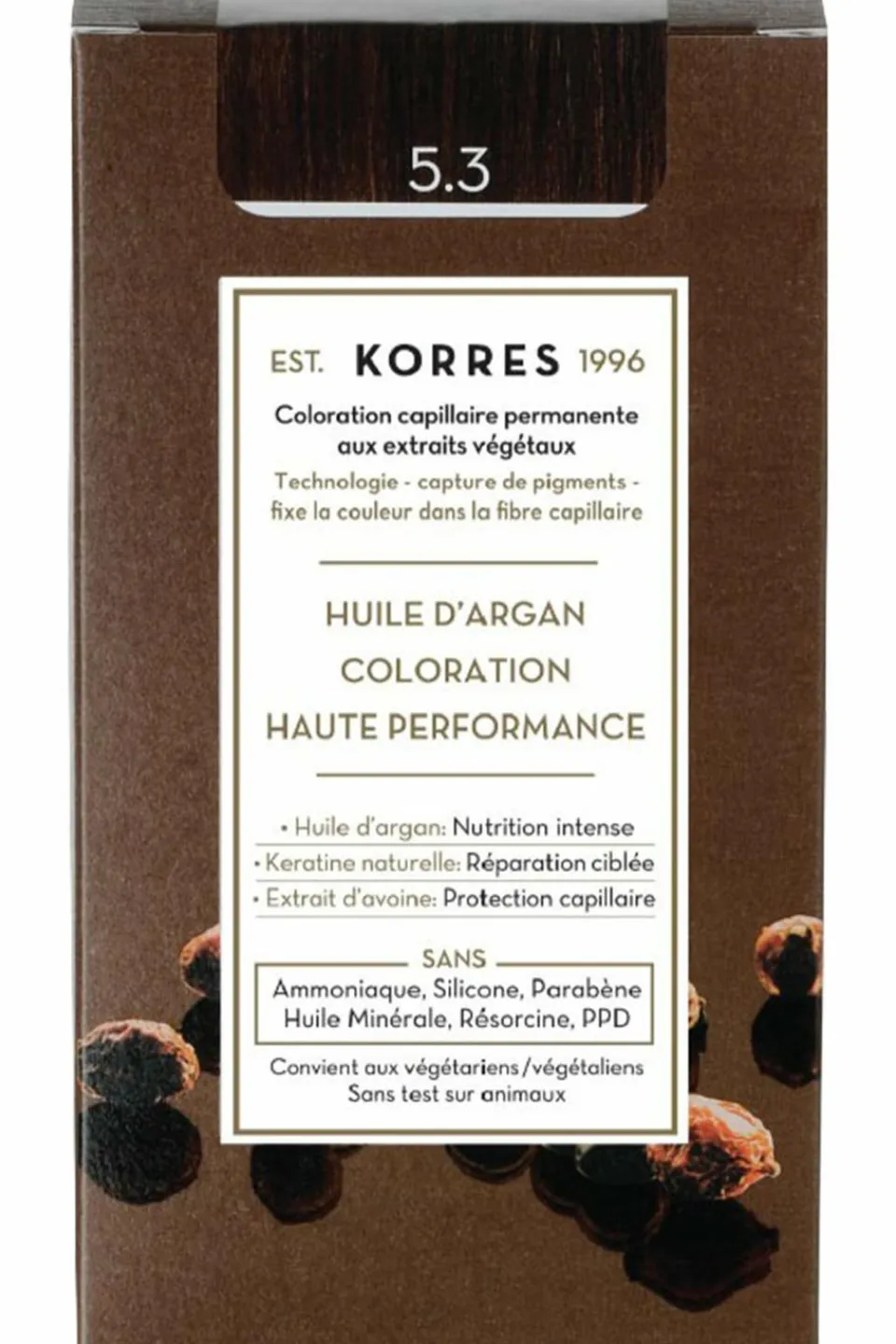 Best Korres Coloration permanente huile d’argan
