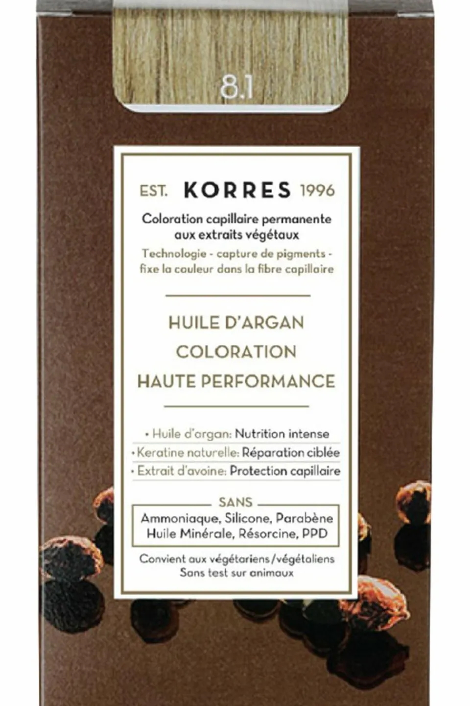 Best Korres Coloration permanente huile d’argan