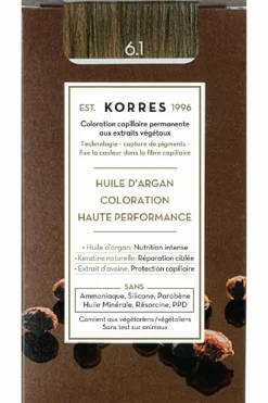 Best Korres Coloration permanente huile d’argan