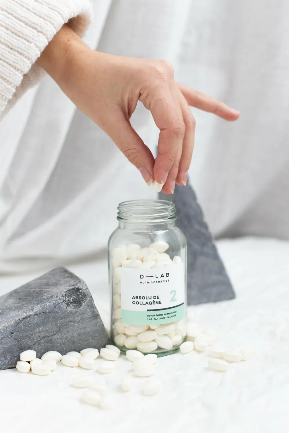 Sale D-LAB Nutricosmetics Complément alimentaire anti-rides Absolu de Collagène