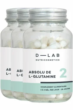New D-LAB Nutricosmetics Complément alimentaire digestion Absolu de L-Glutamine