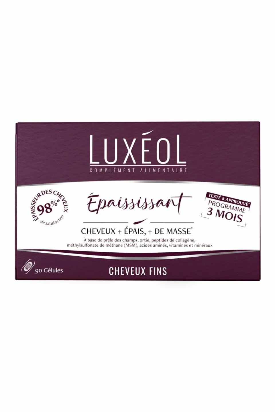 Sale Luxéol Complément alimentaire épaississant