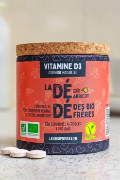 Sale Les Bio Freres Complément alimentaire vitamine D3 abricot
