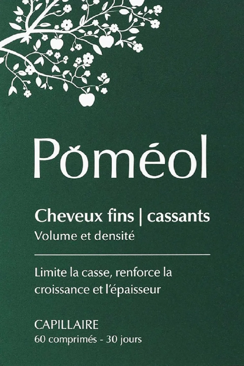 New POMÉOL Complément alimentaire volume & densité pour cheveux fins