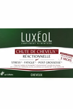 Best Luxéol Compléments alimentaires chute de cheveux réactionnelle