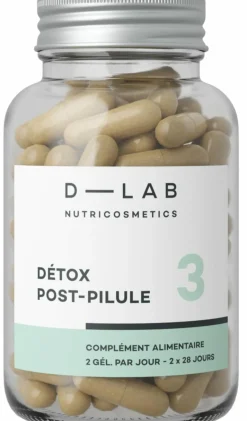 Sale D-LAB Nutricosmetics Compléments alimentaires Détox Post-Pilule