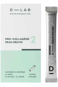 Hot D-LAB Nutricosmetics Compléments alimentaires en stick pro-collagène peau neuve