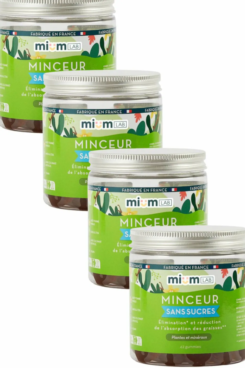 Clearance Mium Lab ex Les Miraculeux Compléments alimentaires gummies Minceur sans sucres