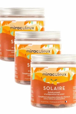 Outlet Mium Lab ex Les Miraculeux Compléments alimentaires gummies Solaire préparation au bronzage