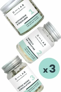 D-LAB Nutricosmetics Compléments alimentaires Programme Masse-Capillaire