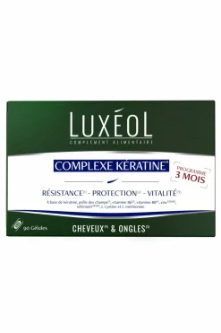 Hot Luxéol Compléments alimentaires vitalité cheveux et ongles à la kératine