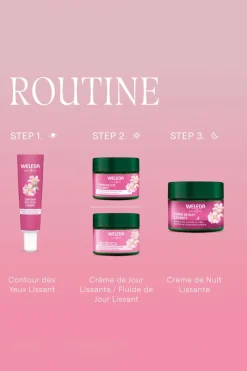 Outlet Weleda Contour des yeux lissant rose musquée & thé blanc