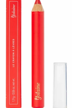 Sale Yolaine Crayon à lèvre rouge vermillon