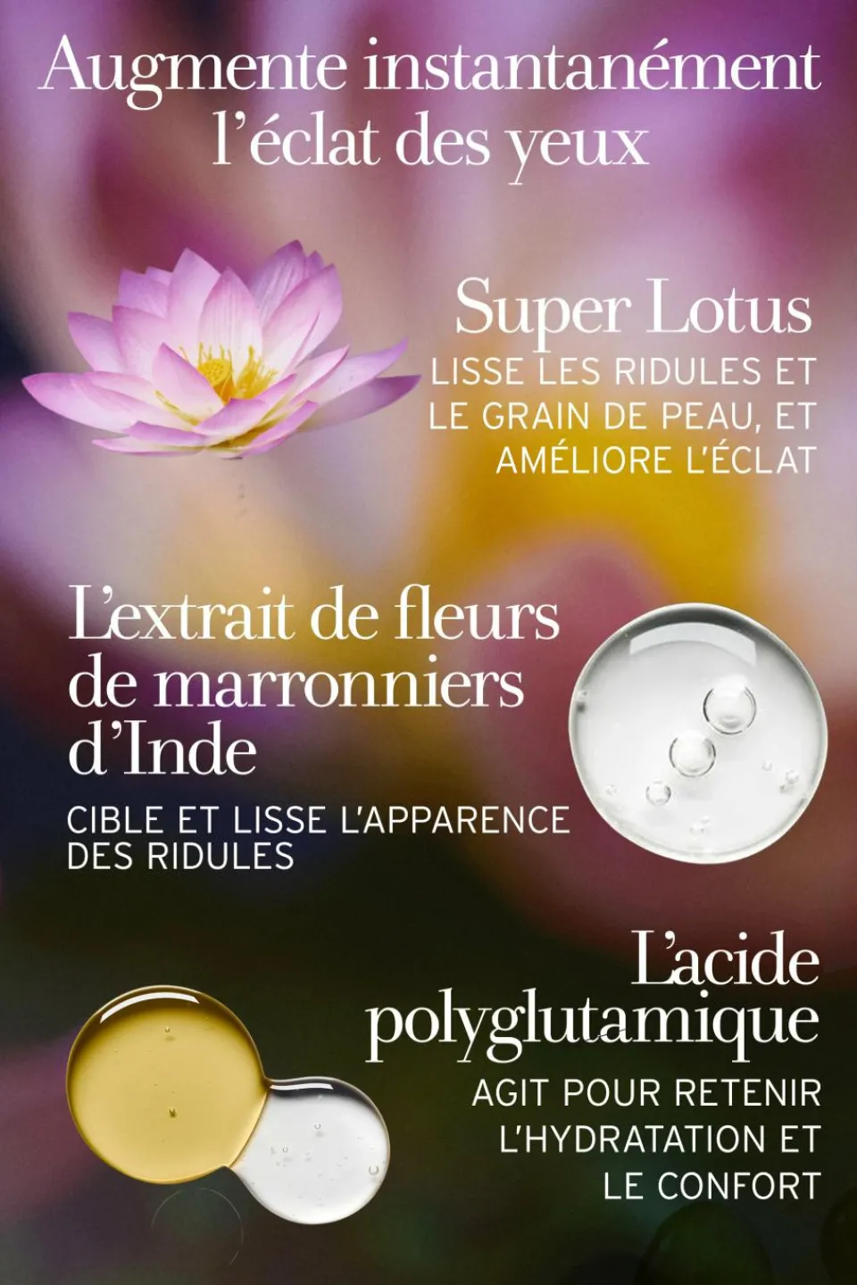 New Fresh Crème contour des yeux au lotus et à la vitamine E