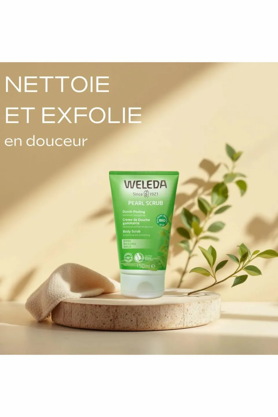Online Weleda Crème de douche gommante au bouleau