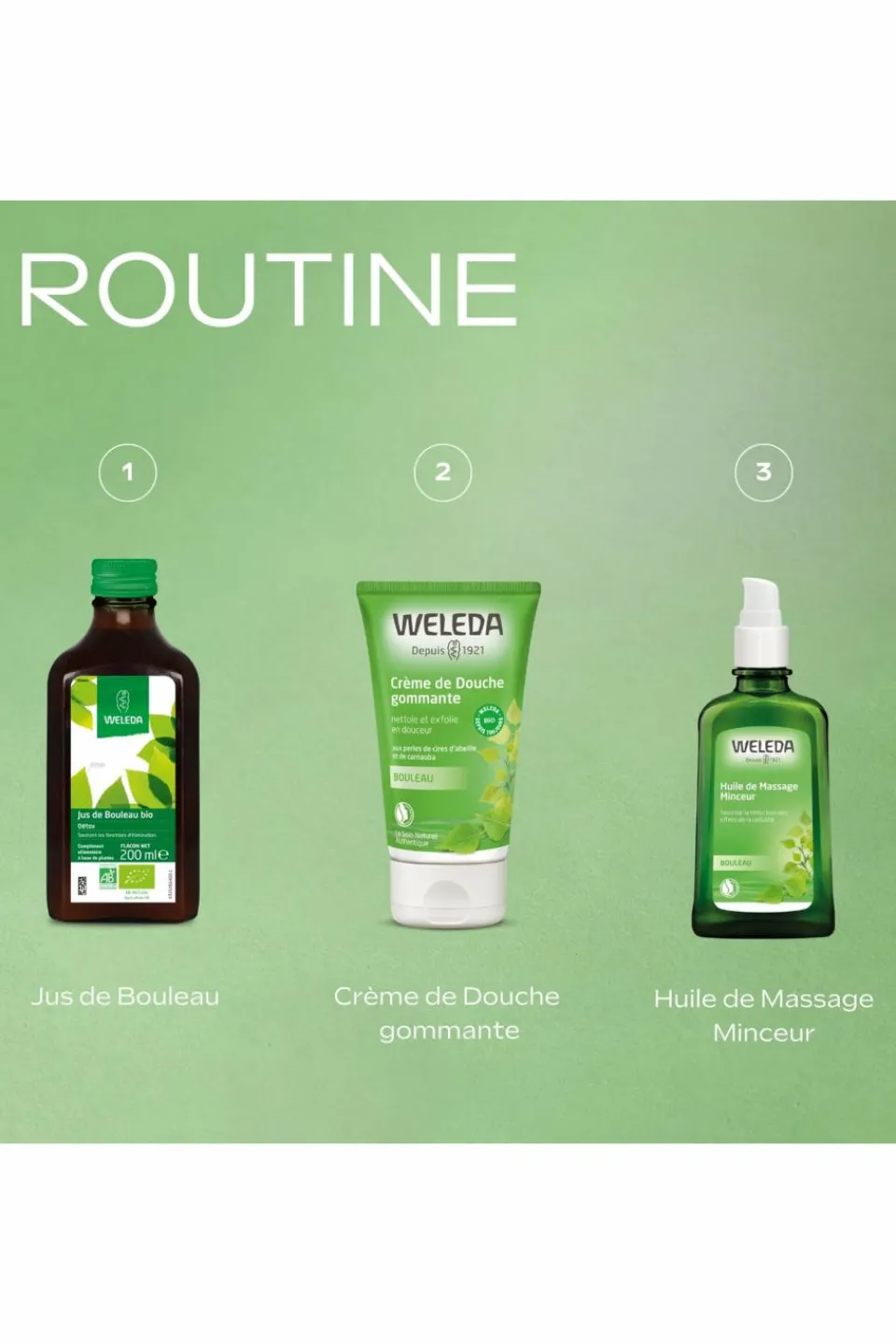 Online Weleda Crème de douche gommante au bouleau