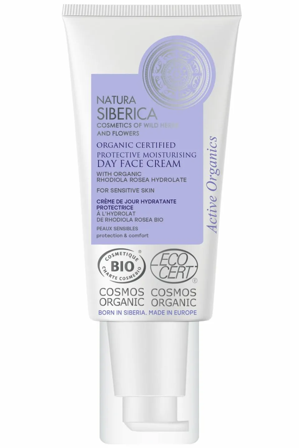 Natura Siberica Crème de jour Bio hydratante protectrice à la Rhodiola Rosea