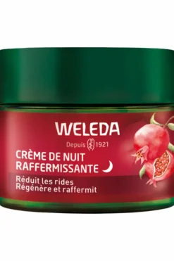 New Weleda Crème de nuit raffermissante grenade et peptides de maca