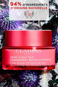New Clarins Crème lissante Multi-Active Nuit peaux sèches
