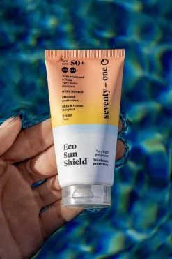 Sale Seventy One Percent Crème solaire minérale visage invisible Eco Sun Shield SPF50+
