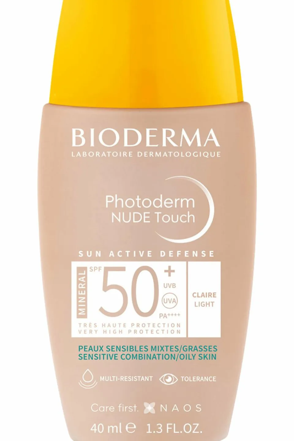 Clearance Bioderma Crème solaire teintée Photoderm Nude Minéral SPF50+ Teinte Claire