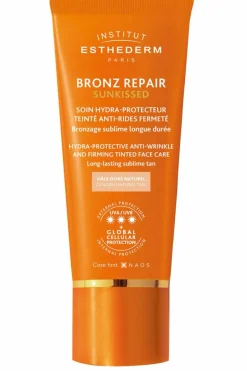 Hot Institut Esthederm Crème solaire visage Bronz Repair Sunkissed Soleil Fort