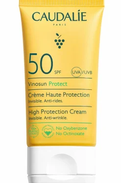 Clearance Caudalie Crème solaire visage  haute protection SPF50 Vinosun