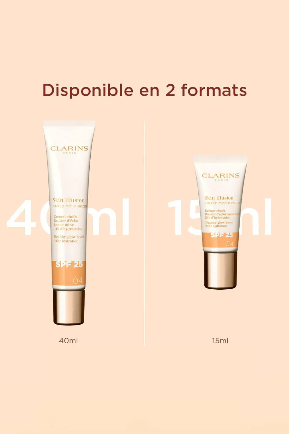 Discount Clarins Crème teintée SPF25 Skin Illusion Tinted Moisturizer