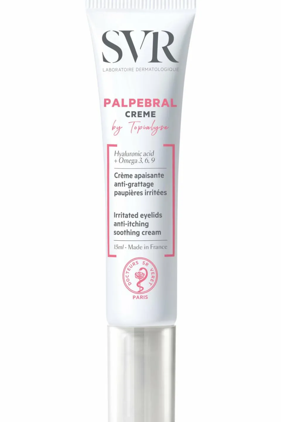 Best SVR Crème visage apaisante anti-grattage paupières irritées Palpebral
